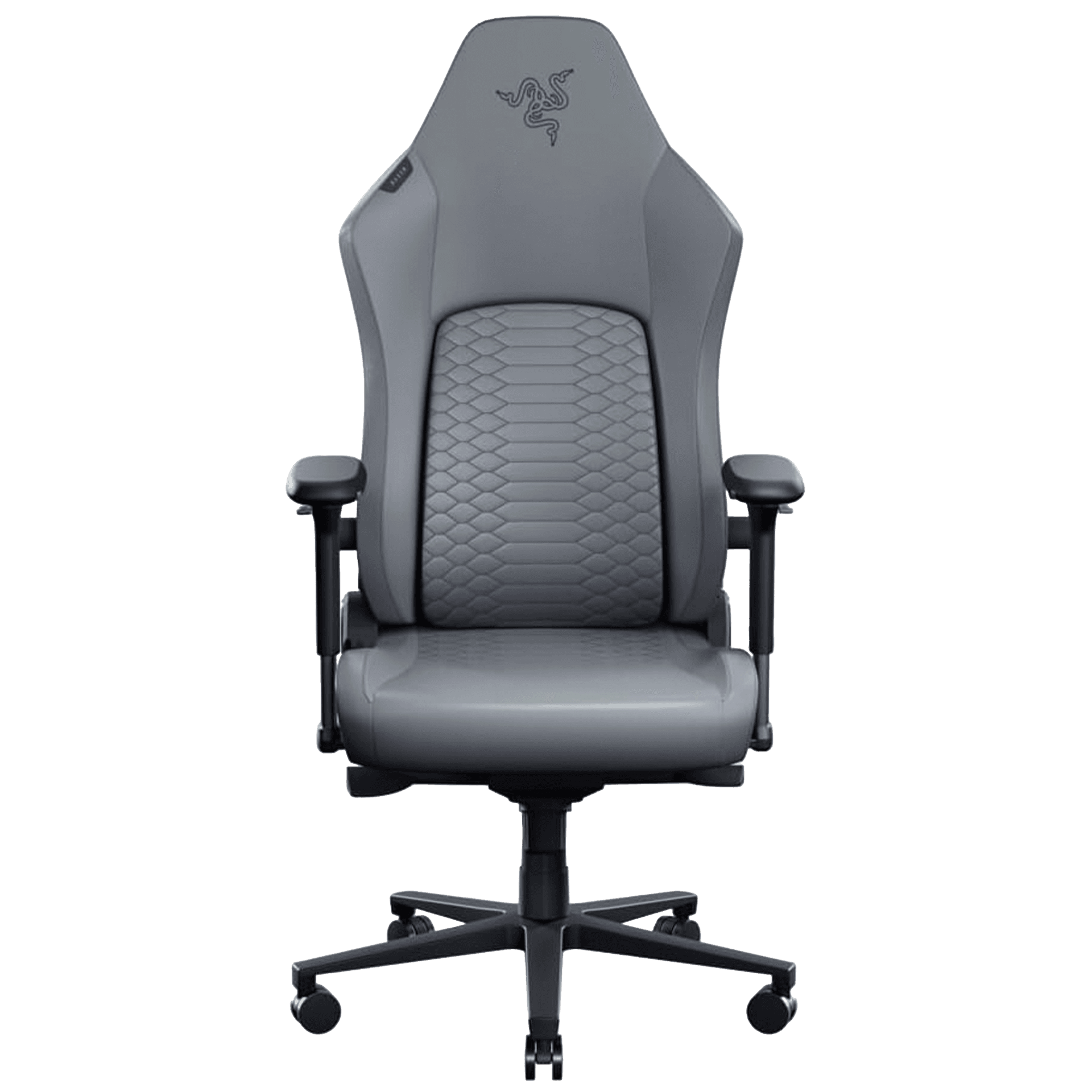 Razer Iskur V2 NewGen Ergonomic Gaming Chair, HyperFlex™ Lumbar Support, CoolTouch EPU Leather, 4D Armrests, 152° Recline, Head Cushion, Light Gray | RZ38-04901000-R3G1 – Buy Online