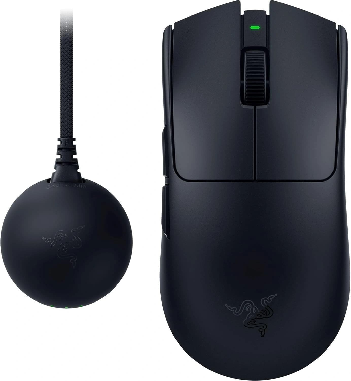 Razer Viper V4 Pro Ultra-Lightweight Wireless Gaming Mouse, Focus Pro 50K Optical Sensor, True 8000Hz HyperSpeed Polling, 49g Symmetrical Shell, Black | RZ01-05630100-R3G1 – Buy Online