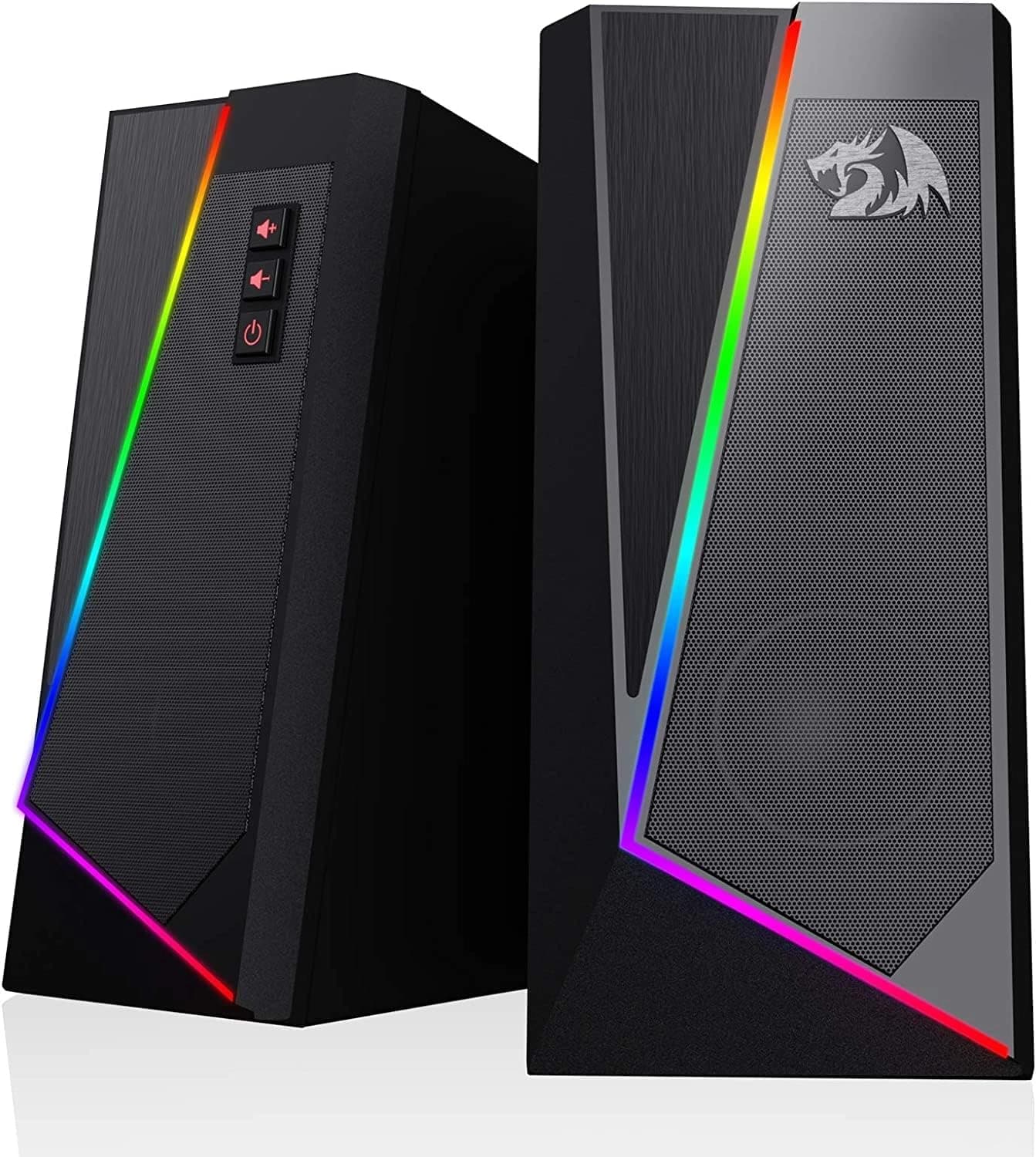 Redragon GS520 ANVIL RGB Desktop Speakers, 10W RMS, USB Powered, 3.5mm Audio | GS520 – Buy Online