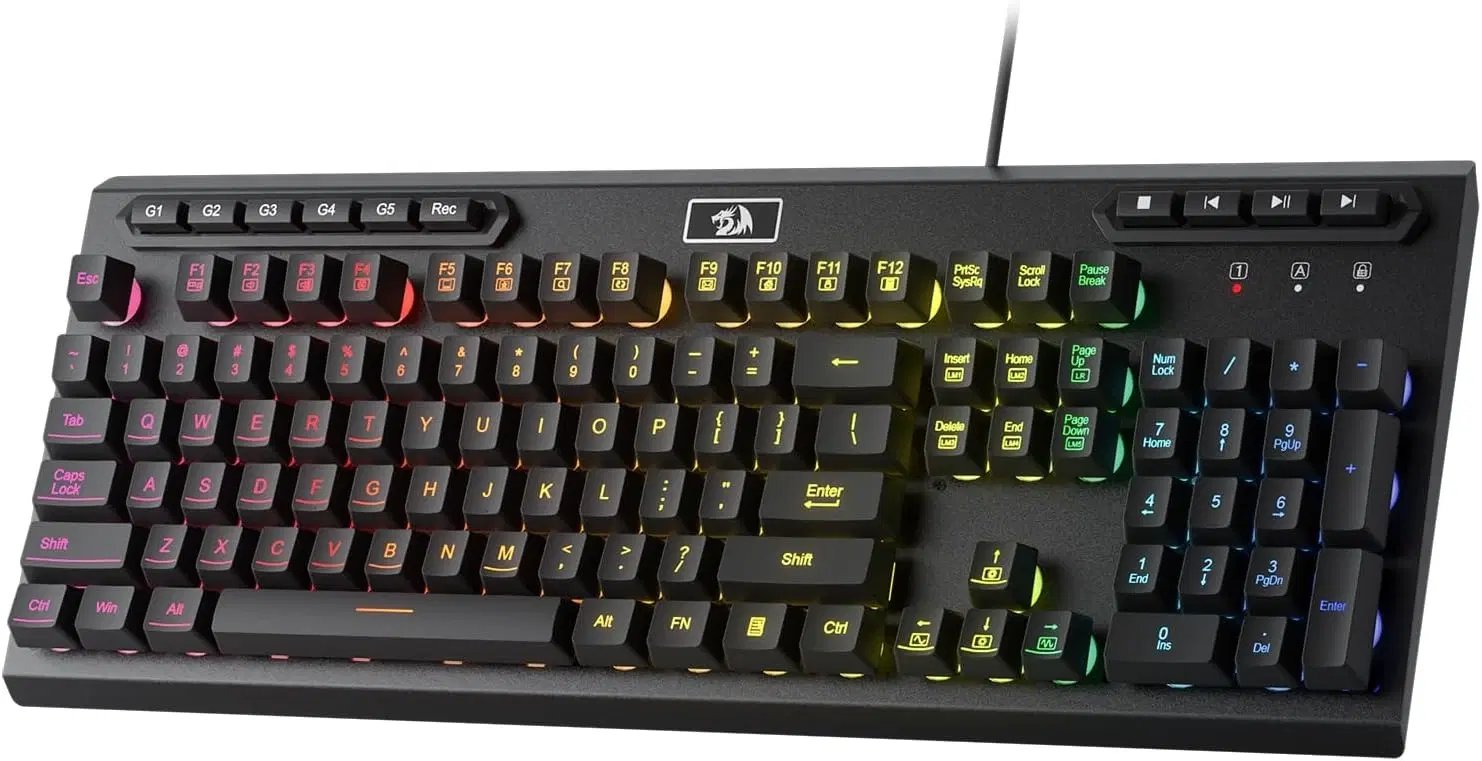 Redragon K513-RGB ADITYA Wired Gaming Keyboard with Dedicated Macro Keys | K513-RGB – Buy Online