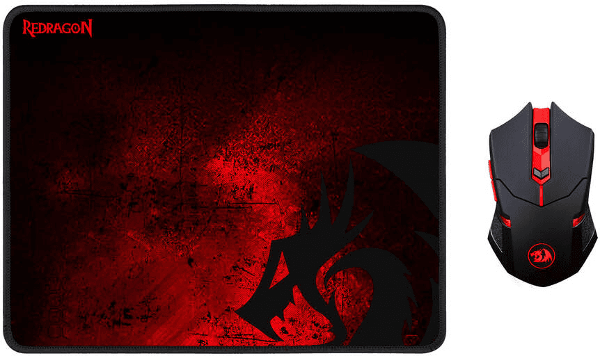 Redragon M601WL-BA Wireless Gaming Essential Bundle, 2400 DPI Wireless Mouse, Large Stitched Gaming Mousepad, 2.4GHz Connectivity – Buy Online