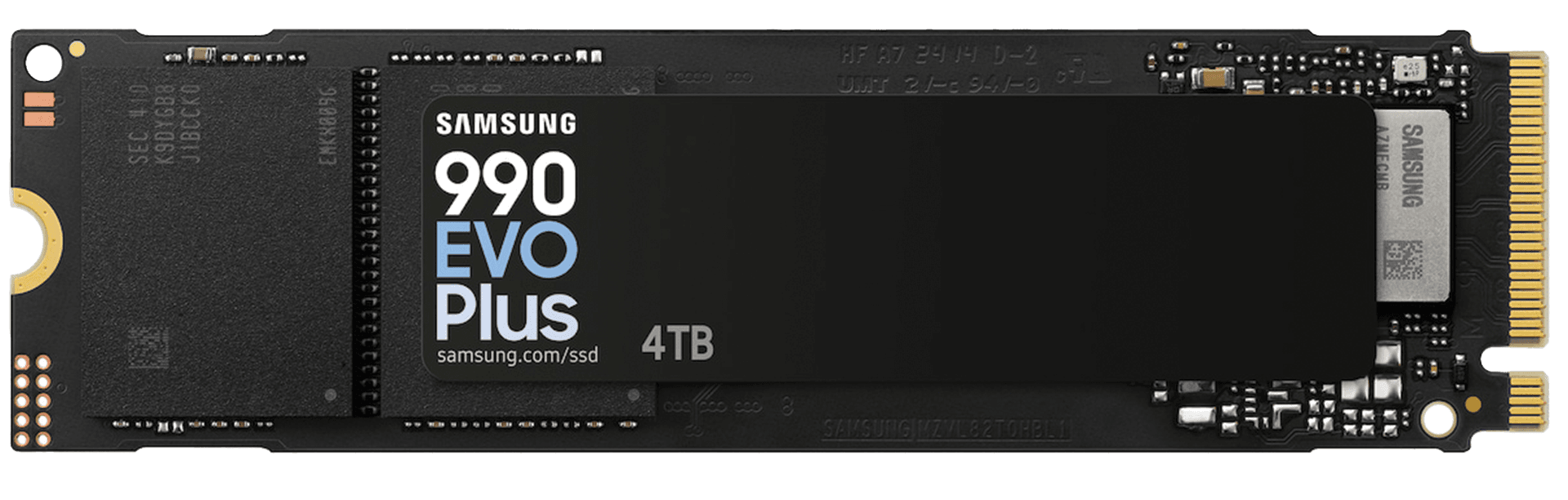 SAMSUNG 990 EVO Plus 4TB PCIe 4.0 x4 / PCIe 5.0 x2 NVMe M.2 SSD, Up to 7250 MB/s Read Speed | MZ-V9S4T0BW – Buy Online