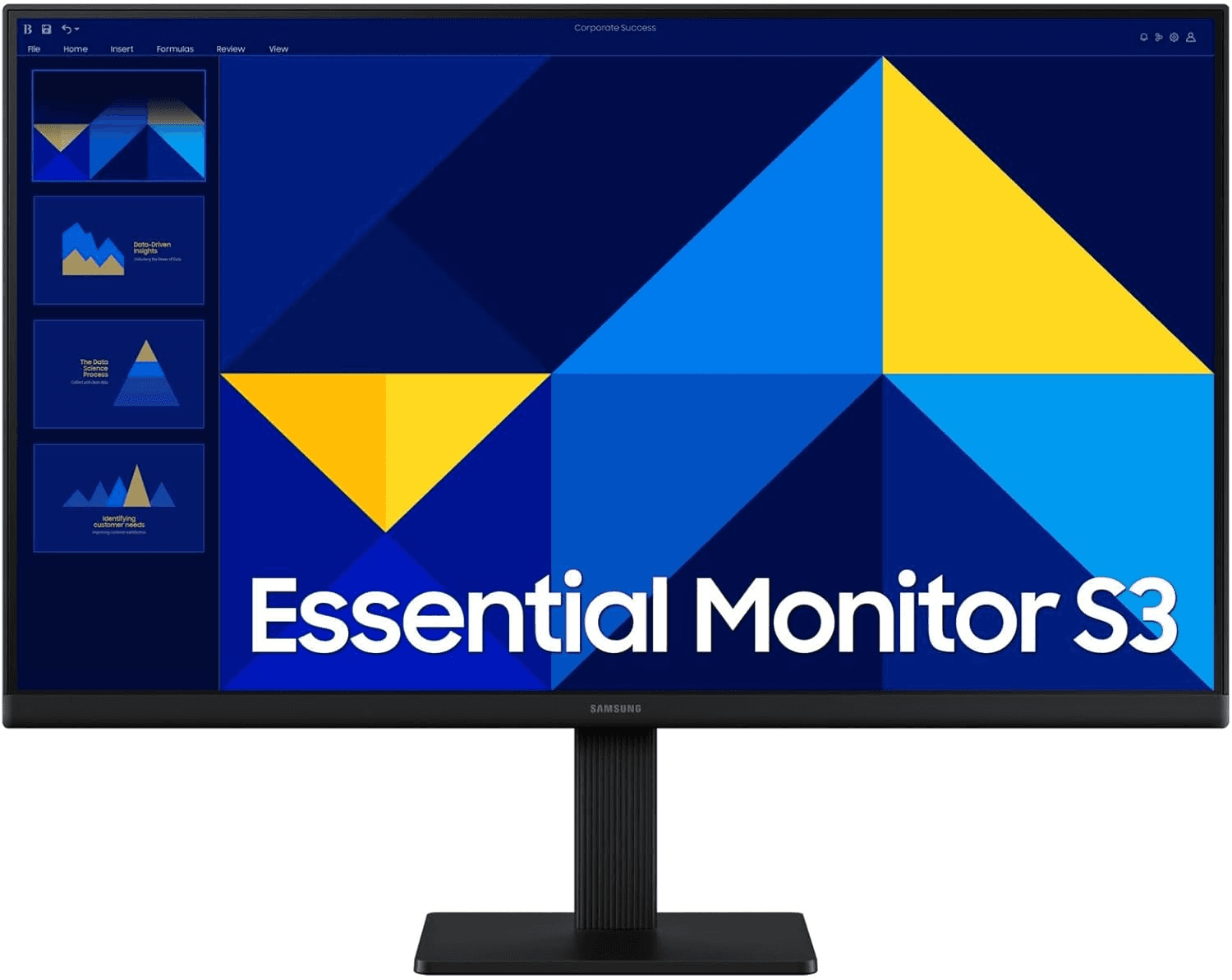 Samsung S3 S30GD Essential Monitor, 27"Inch, 100Hz Full HD, Response Time 5 (GTG), LS27D300GAMXUE, HDMI, Eye Comfort | LS27D300GAMXUE – Buy Online