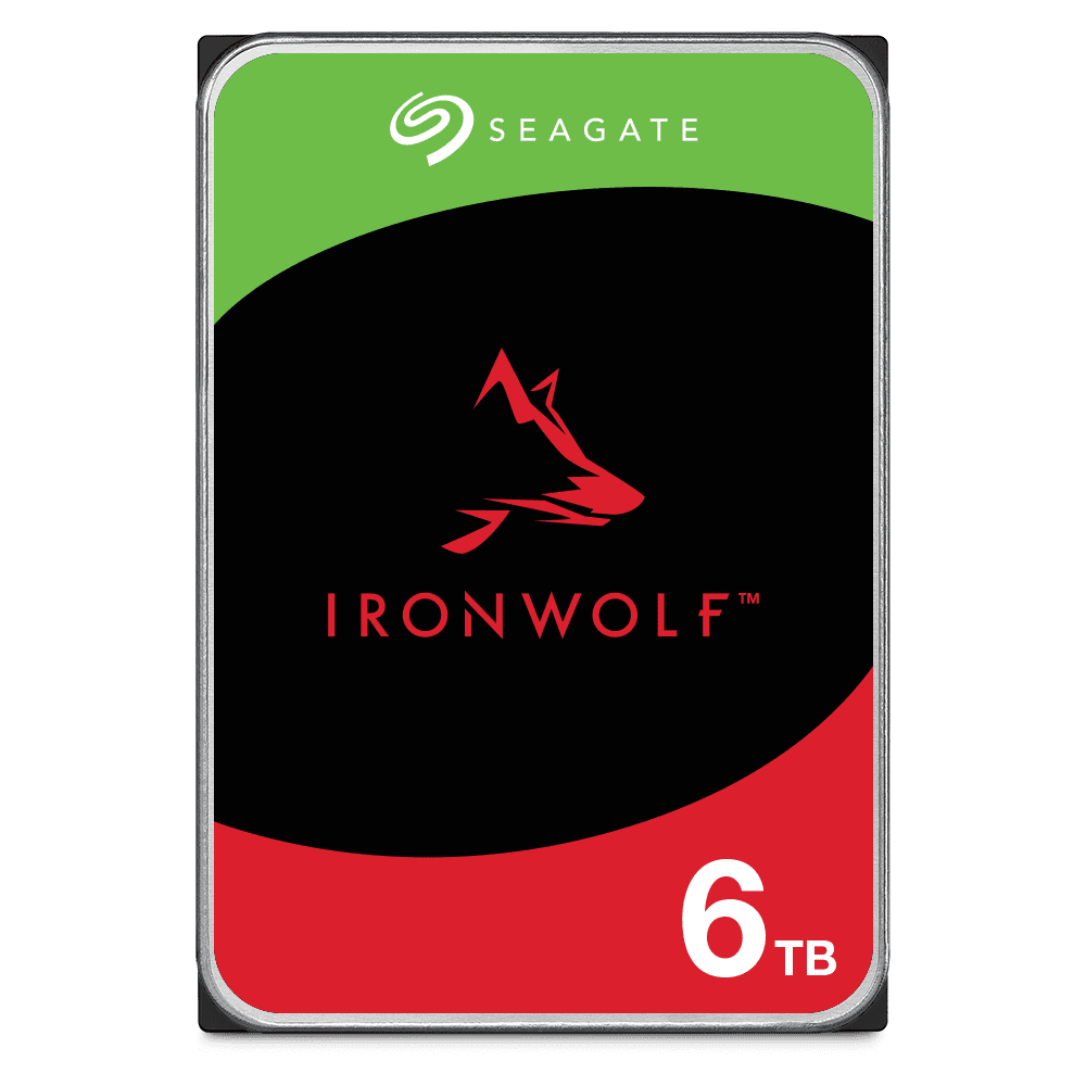 Seagate IronWolf 6TB NAS Internal Hard Drive, SATA 6Gb/s Interface, 5400 RPM, CMR Technology, 256MB Cache, 3.5-Inch, Designed for 1–8 Bay NAS Systems | ST6000VN006 – Buy Online