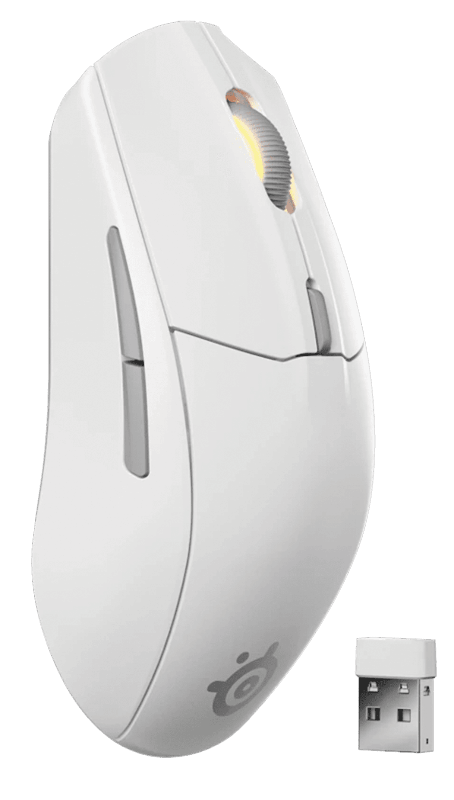 SteelSeries Rival 3 Wireless Gen 2 Gaming Mouse, 18K DPI TrueMove Air Sensor, 2.4GHz & Bluetooth, 450-Hour Battery, White | 62524 – Buy Online