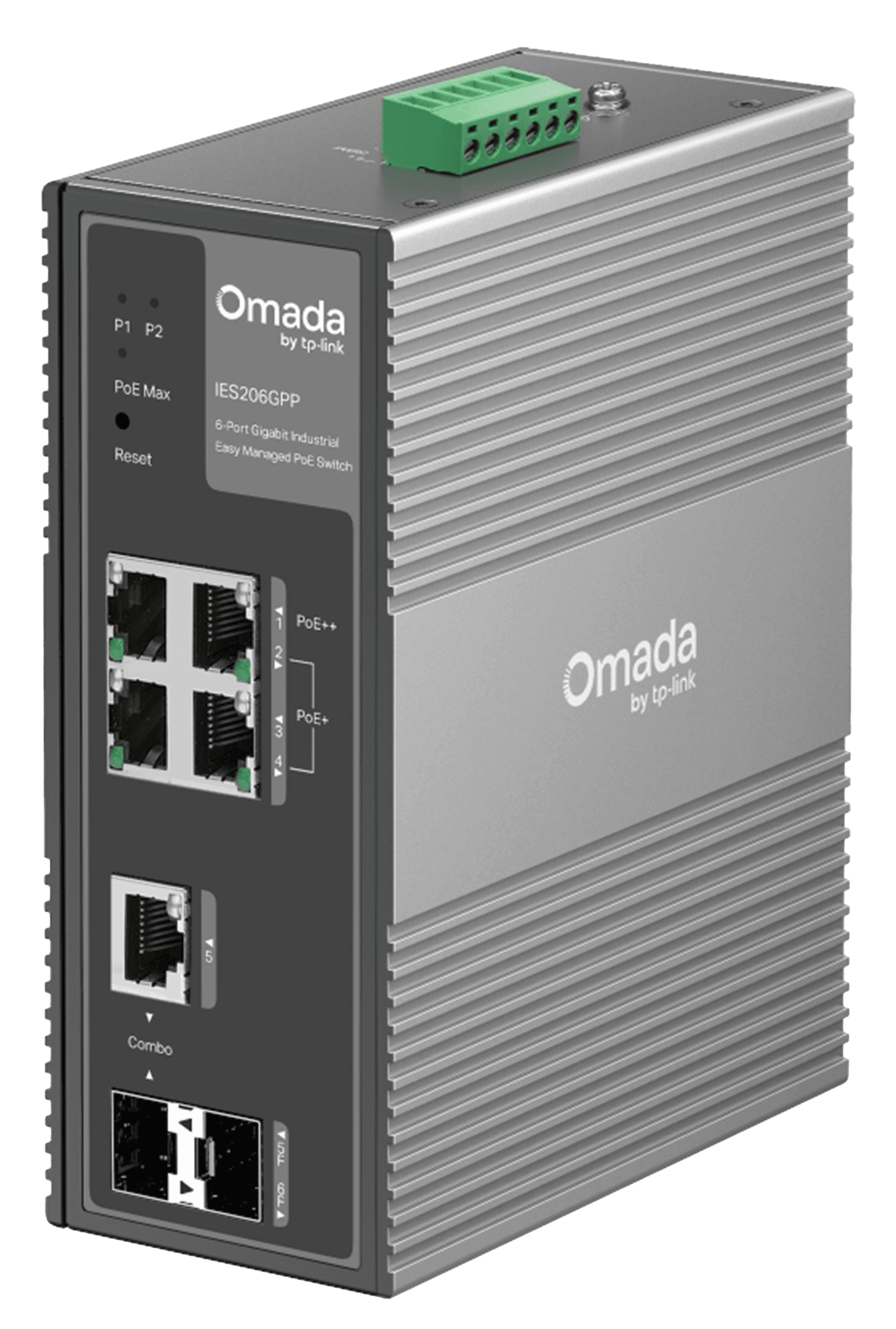 TP-Link Omada IES206GPP 6-Port Gigabit Industrial Easy Managed PoE++ Switch | IES206GPP – Buy Online