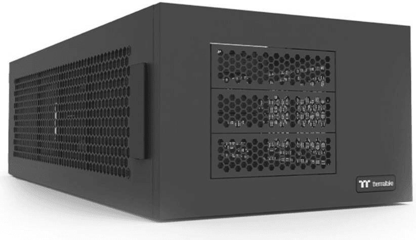 Thermaltake AX100 Pedestal Expansion Chassis, Heavy-Duty SPCC Steel, Extreme Custom Loop Liquid Cooling Module, Black | CA-11C-00D1NN-00 – Buy Online