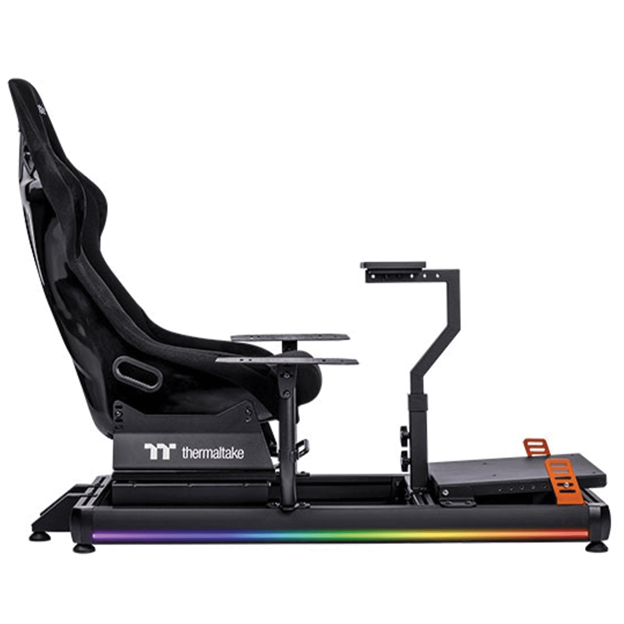 Thermaltake GF500 Flight Simulator Cockpit, Premium Aluminum Profile Rig, Fiberglass Bucket Seat, RGB Lighting, Universal Compatibility | GSC-F50-CPASBB-01 – Buy Online