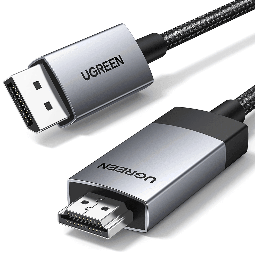 UGREEN DisplayPort to HDMI 4K Braided 2 Meter Cable, Unidirectional DP Source to HDMI Display Video Cord, Black | DP119-15774 – Buy Online