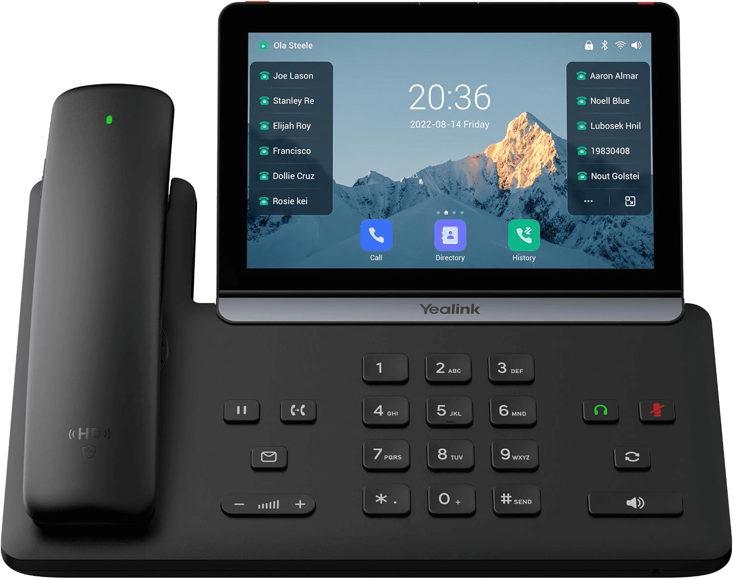 Yealink SIP-T88W Pro Ultra-Smart Business IP Phone, 7" Adjustable Touchscreen, Android 13, BTH88 Wireless Bluetooth Handset, Wi-Fi 6, 16 VoIP Lines, 3W Speaker & Dual USB | SIP-T88W PRO – Buy Online