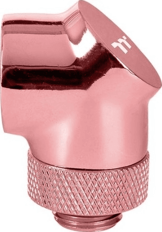 Thermaltake Pacific G1/4 90 Degree Adapter ??? Rose Gold | CL-W269-CU00RG-A – Buy Online