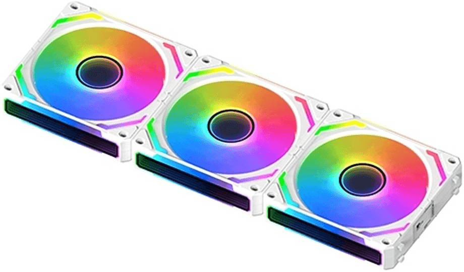 Xigmatek Starlink Ultra Arctic 3X Easy Clip PWM ARGB Fans - White | EN40856 - product view 1 of 2