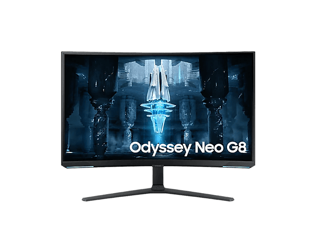 SAMSUNG Samsung 32" Odyssey Neo G8 Bg850, 4K Curved Gaming Monitor With 240Hz Refresh Rate & 1Ms Response Time, Amd Freesync Premium Pro, Quantum HDR 2000 - Ls32Bg850Nmxue - product view 3 of 5