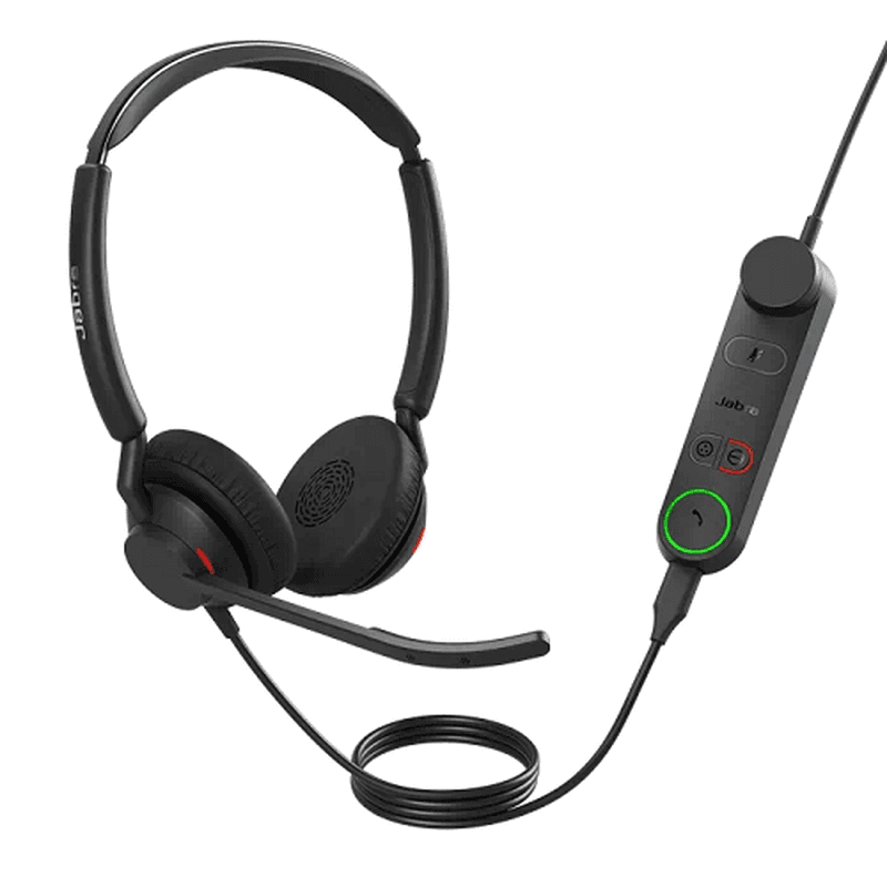 Jabra Engage 50 II Stereo Wired Headset, USB-C/A Link Controller, Advanced ANC, 3-Microphone System, Ultra-Lightweight | 5099-299-2269 – Buy Online