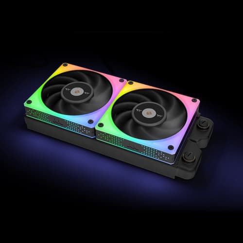 Thermaltake Thermaltake TOUGHFAN 14 RGB High Static Pressure 140mm Radiator Fan (Case Fan), TT Premium Edition (3-Fan Pack), White | CL-F136-PL14SW-A - product view 2 of 5