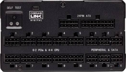 Corsair Corsair AX1600i Digital ATX Power Supply, 1600 Watt Fully-Modular PSU (UK), Fluid Dynamic Bearing, 100,000 hours, 80 PLUS Efficiency Titanium | CP-9020087-UK - product view 1 of 15