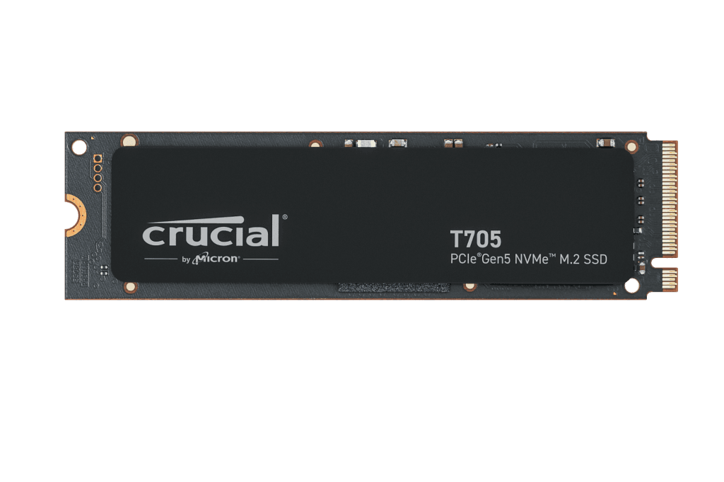 Crucial T705 4TB PCIe Gen5 NVMe M.2 SSD, 14,100 MB/s Sequential Read | CT4000T705SSD3
