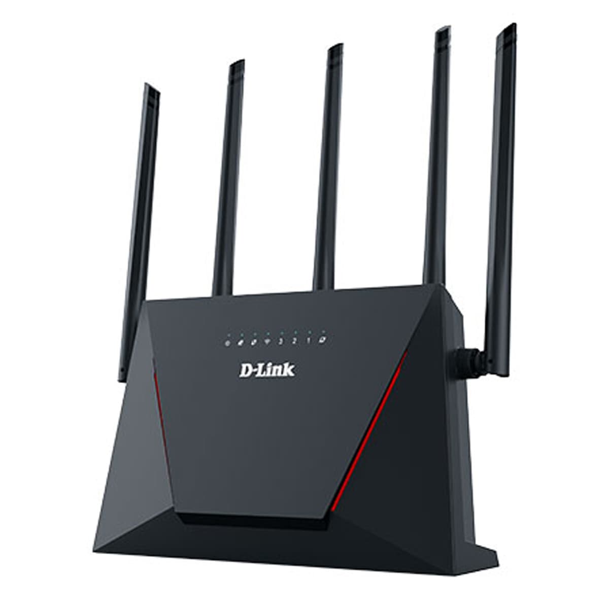 D-Link DIR-X3000Z AX3000 Mesh Gigabit Wireless Wi-Fi 6 Router, Up to 3Gbps True Gigabit Speed, 160 MHz Bandwidth & 1024QAM, 5* Antennas, Easy Mesh Supported, 1* Gb WAN / 3* Gb LAN, Black | DIR-X3000Z