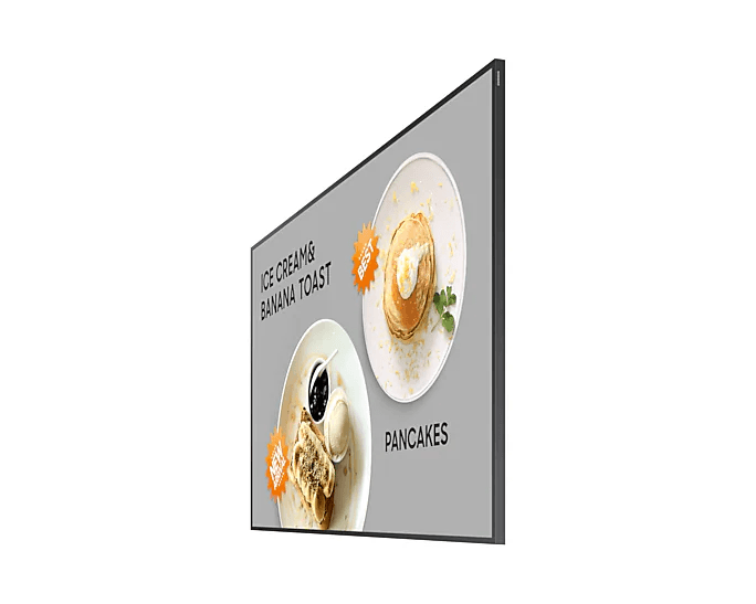 SAMSUNG Samsung 32 Inch Professional Ultra Slim Smart Signage QMC, 1,920 x 1,080 IPS Panel, 8ms Response Time, 72% (NTSC) Gamut, Tizen 7.0 OS, 8GB Flash Memory, Non-glare | LH32QMCEPGCXEN - product view 3 of 8