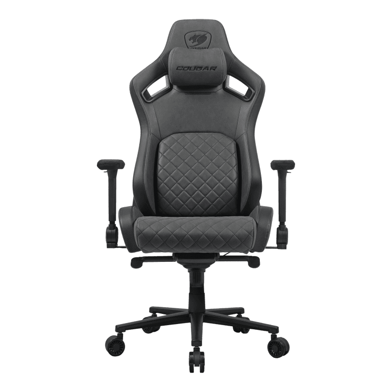 Cougar Defensor S Jet Gray F Gaming Chair, Leather-like fabric, 4D Folding Armrests, Backrest Pocket, Magnetic Memory Foam Neck Pillow, PushBack Support Lumbar Support, High-Density Molding Foam | 3MDSFGRB.0001 – Buy Online