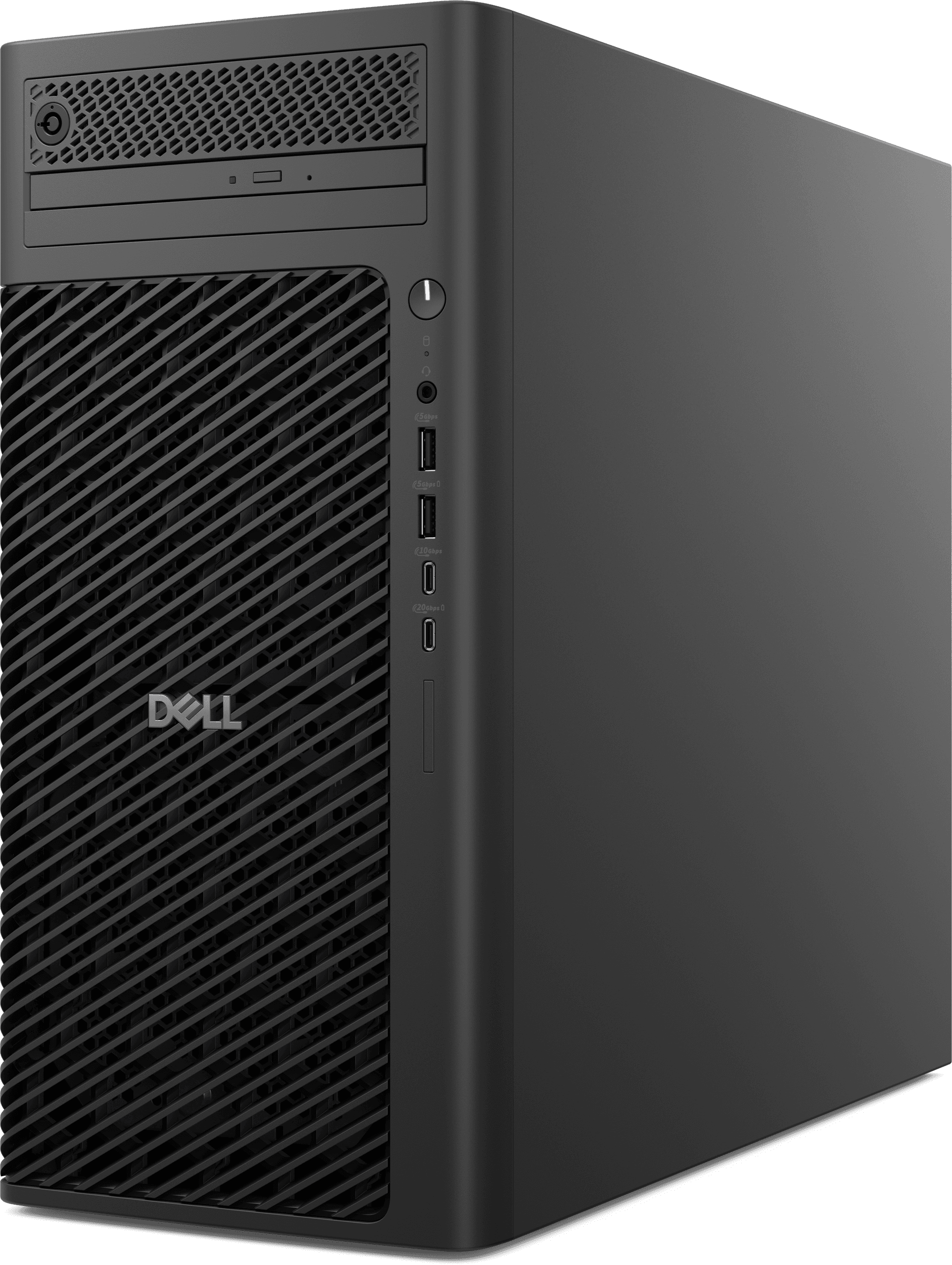 Dell Dell Pro Max Tower T2 Workstation Desktop Computer, Intel Core Ultra 9 285, 24 cores, 32 GB DDR5, 1 TB, M.2 2280, 1500W, DOS | FCT2250 - product view 3 of 3