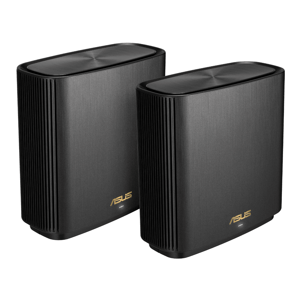 Asus ASUS ZenWiFi XT9 AX7800 Tri-Band WiFi 6 Mesh System, Up to 7800 Mbps Speed, Up to 5700 sq ft & 6+ Rooms, AiMesh, Lifetime Free Internet Security, Parental Controls, 2 Pack, Black | 90IG0740-MO3B30 - product view 2 of 3