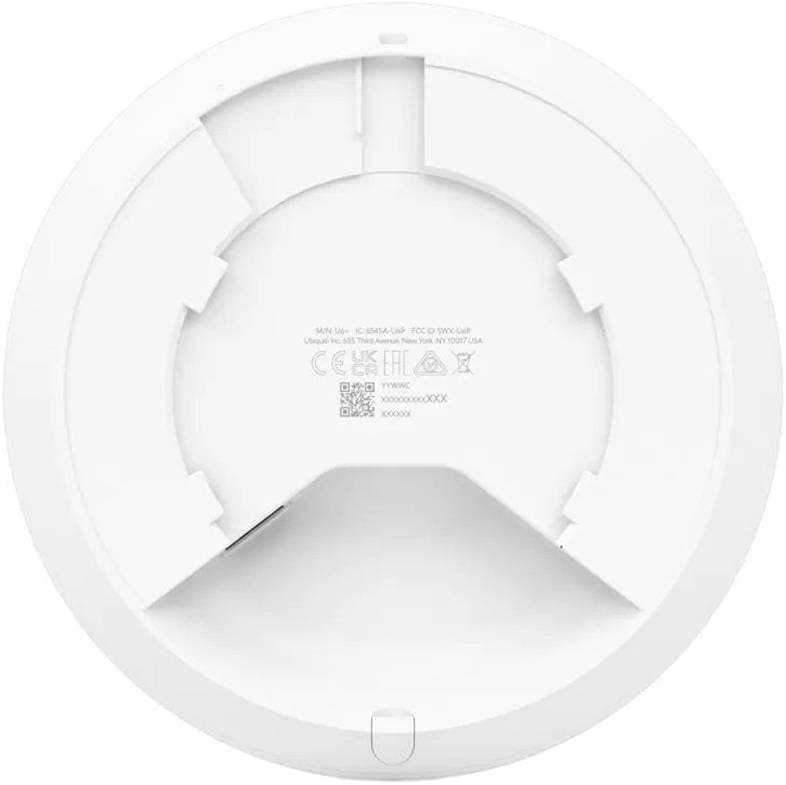 HIKVISION Ubiquiti Access Point U6 Plus, Dual-Band Wi-Fi 6 Connectivity, Up to 2402 Mbps Throughput Rate, WPA3 Security, 300+ Concurrent Clients, Ceiling & Wall Mounting Kit, White | U6+ - product view 2 of 5