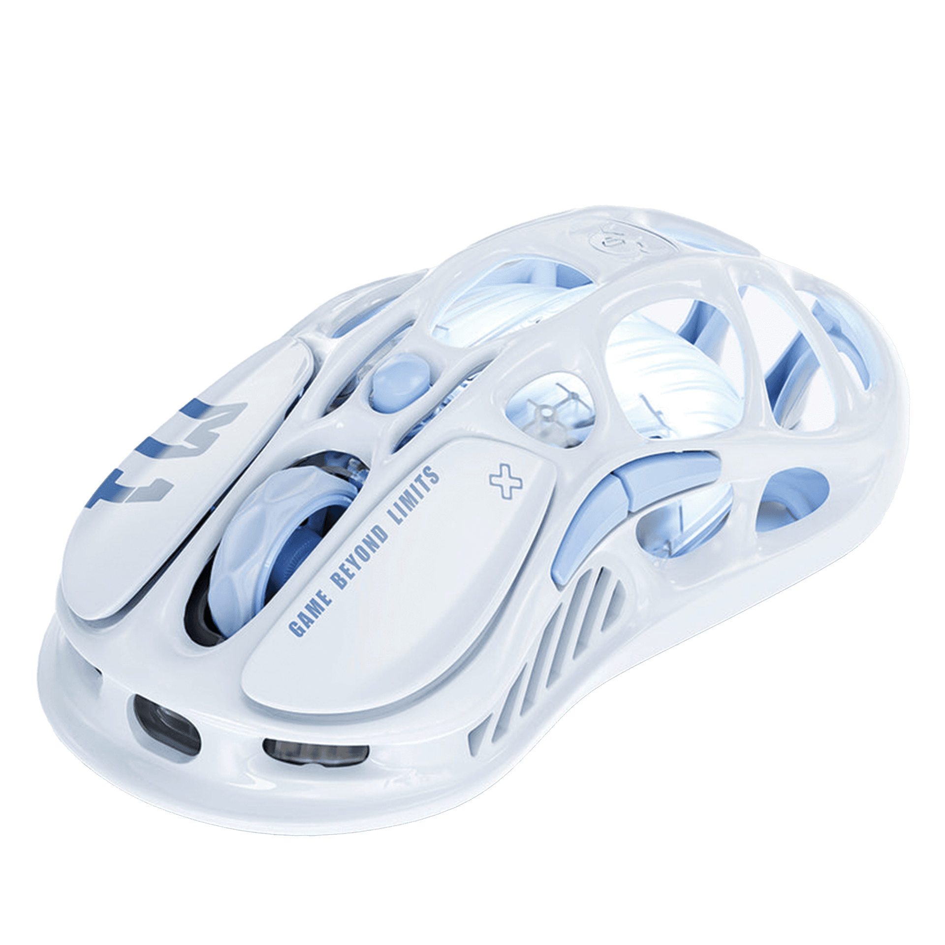 GravaStar Mercury M1 Pro Wireless Gaming Mouse, Magnesium Alloy Skeletal Frame, 26K DPI PAW3395, 4K Hz Support, Tri-mode, Ice Blue | M1 Pro – Buy Online