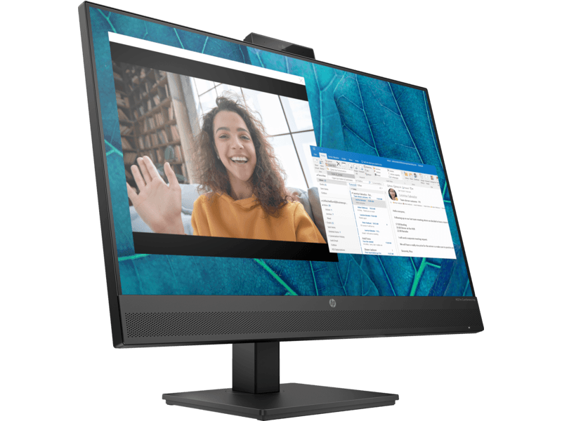 Hp HP M27m Conferencing Monitor, 27" FHD IPS Display, 75Hz Refresh Rate, 5ms GtG w/ Overdrive Response Time, 16:9 Aspect Ratio, Built-In Noise Cancelling Microphone & 5MP Camera, Black | 678U8AA#ABV - product view 3 of 3