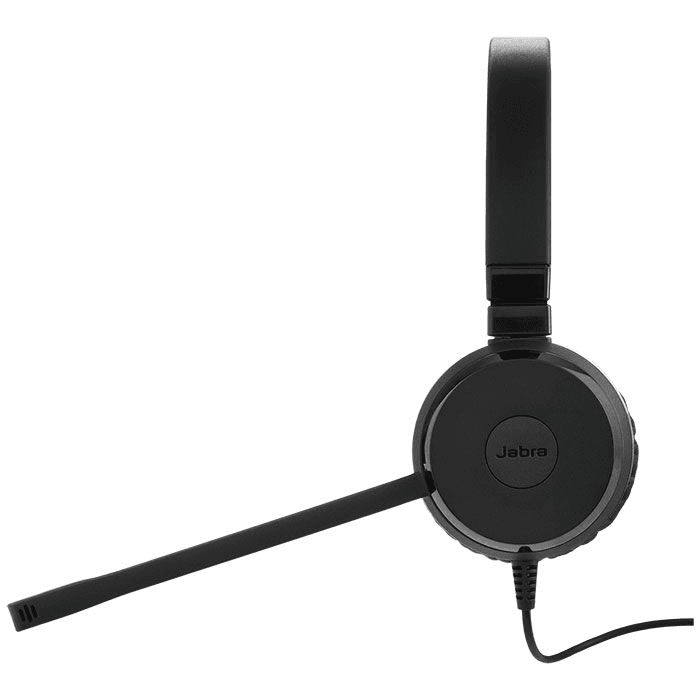Jabra Jabra Evolve 20 MS Stereo MS Special Edition USB-A Stereo On-Ear Binaural headset, Ultimate Noise Cancellation Microphone, Black |4999-823-309 - product view 3 of 5