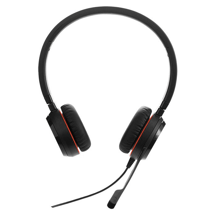 Jabra Jabra Evolve 20 MS Stereo MS Special Edition USB-A Stereo On-Ear Binaural headset, Ultimate Noise Cancellation Microphone, Black |4999-823-309 - product view 1 of 5