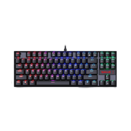 Redragon Redragon Kumara K552-RGB Compact 87 Keys RGB Backlit Mechanical Gaming Keyboard - Blue Switch | K552RGB-2 - product view 1 of 4