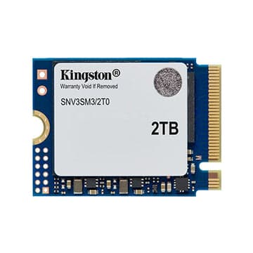 Kingston NV3 NVMe 2230 PCIe Gen 4 2TB SSD, 6,000/5,000MB/s Sequential read/write, 3D NAND | SNV3SM3/2T0
