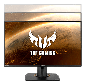 Asus TUF Gaming VG259QR Gaming Monitor ??? 24.5 inch Full HD (1920 x 1080), 165Hz, Extreme Low Motion Blur???, G-SYNC Compatible ready, 1ms (MPRT), Shadow Boost - product view 3 of 6
