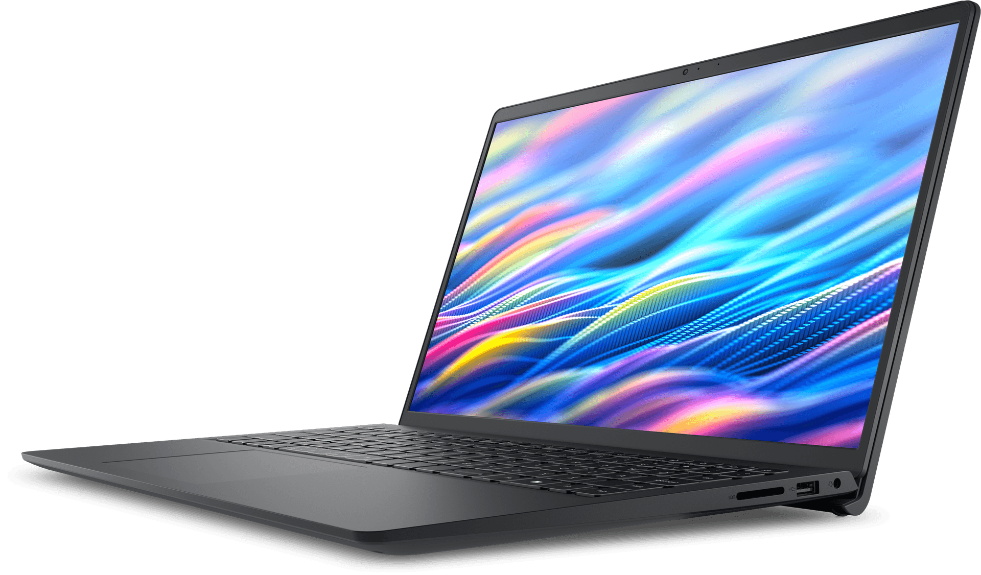 Dell Dell 15 DC15250 Laptop, 15.6" FHD Display, Intel Core i7-1335U Processor, 8GB RAM, 512GB SSD, Intel UHD Graphics, English Keyboard, DOS, Carbon Black | DC15250 - product view 3 of 8