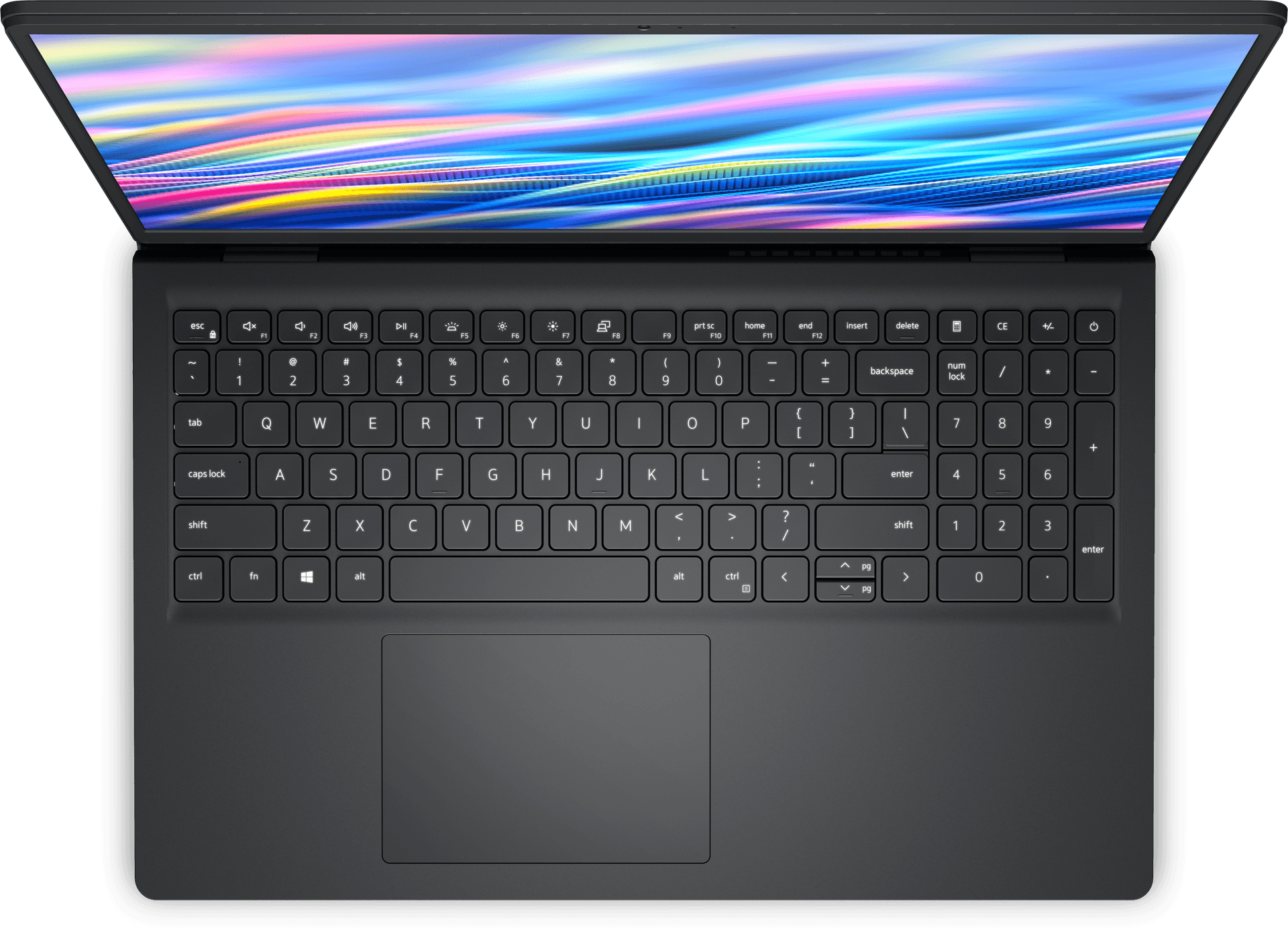Dell Dell 15 DC15250 Laptop, 15.6" FHD Display, Intel Core i7-1335U Processor, 8GB RAM, 512GB SSD, Intel UHD Graphics, English Keyboard, DOS, Carbon Black | DC15250 - product view 2 of 8