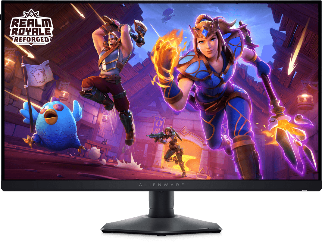 Dell Dell Alienware AW2724HF 27" FHD Gaming Monitor, 360Hz Refresh / 0.5ms Response, Fast IPS, AMD FreeSync Premium, VESA AdaptiveSync, 99% sRGB, HDR 10, 2x DisplayPort, HDMI, USB Type-C, Black | AW2724HF - product view 2 of 10