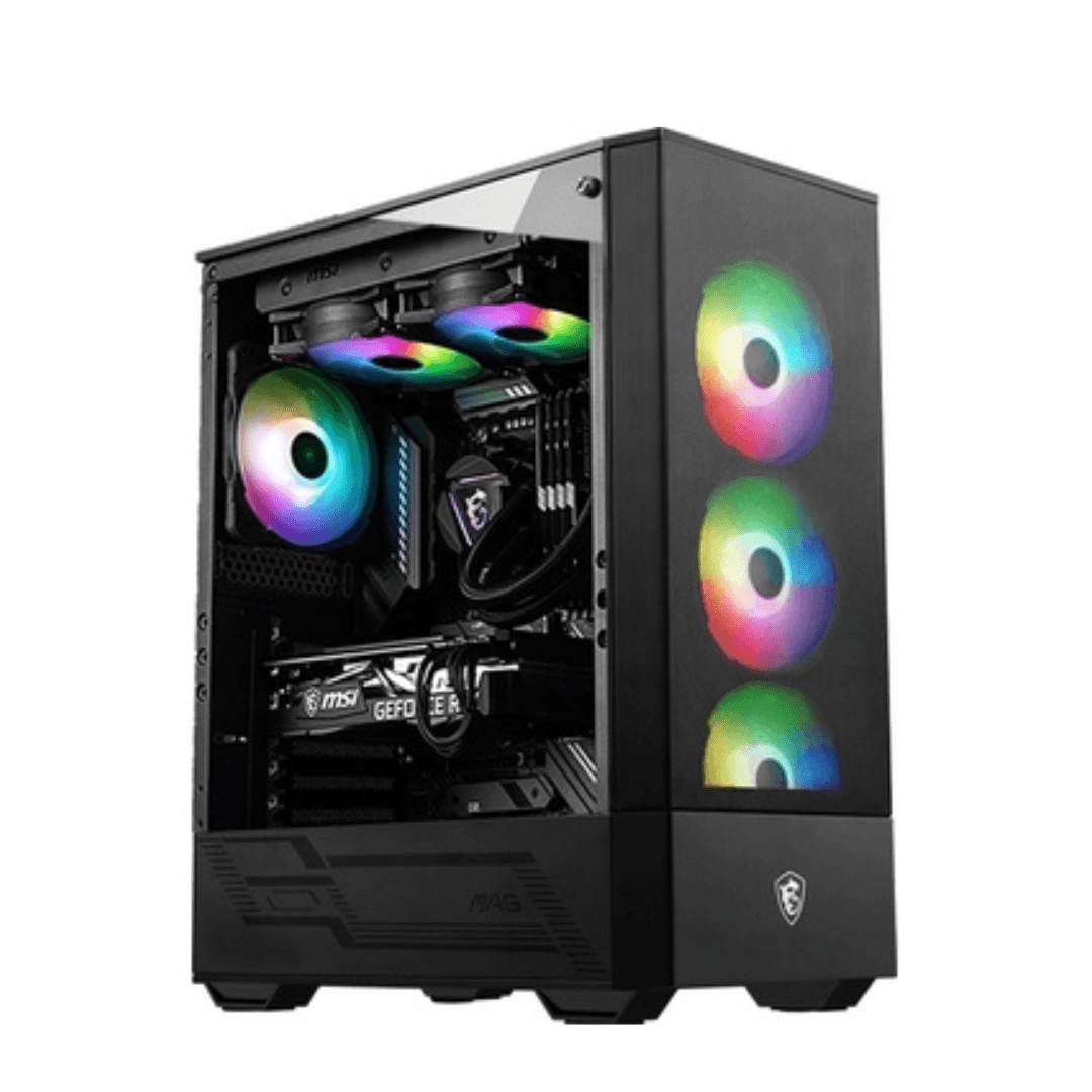 MSI AMD High-performance 50 Series gaming PC, AMD Ryzen 5 9600X, RTX 5060 Ti OC Edition 16GB GDDR7, 32GB (2x16GB) DDR5 6000MHz, 1TB NVMe, AIO Liquid Cooler, 650W – Buy Online