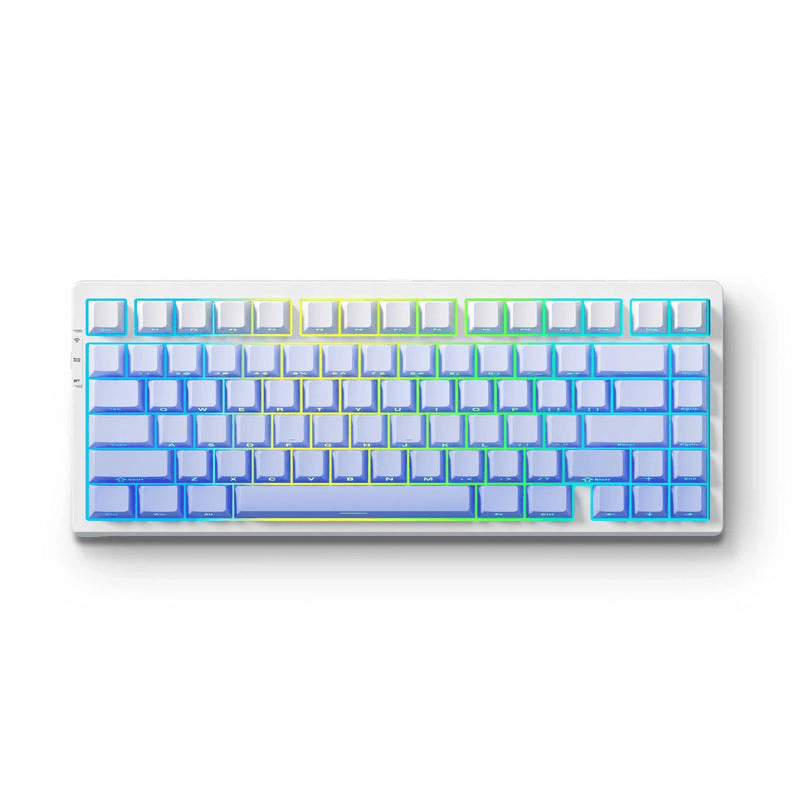 MCHOSE G75 Pro Wireless Mechanical Keyboard, 75% Gasket Mount, Tri-Mode Connectivity, & Matcha Latte Switches, Glacier Gradient | G75-14A – Buy Online