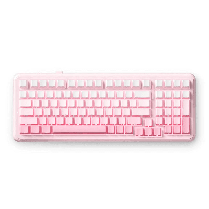 MCHOSE K99 V2 Wireless Gasket Mechanical Keyboard, 98% Layout, Icy Creamsicle Switches, & 8000mAh Battery, Pink Gradient | MC-K99V2-12 – Buy Online