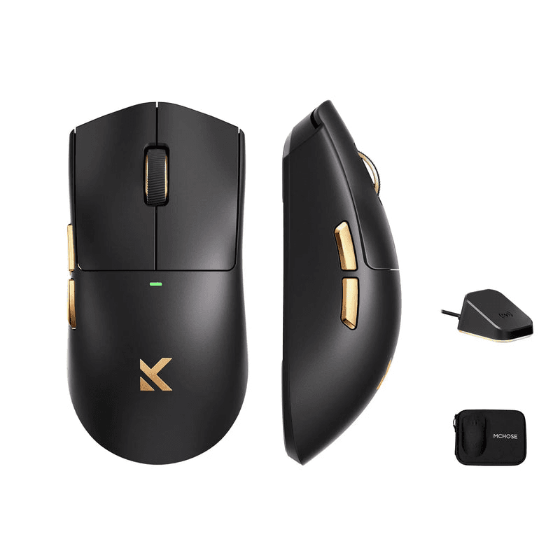 MCHOSE K7 Ultra Wireless Gaming Mouse, PAW3950 Sensor, 8K Polling Rate, & 2-in-1 Magnetic Charging Dock, Black | MC-K7-5 – Buy Online