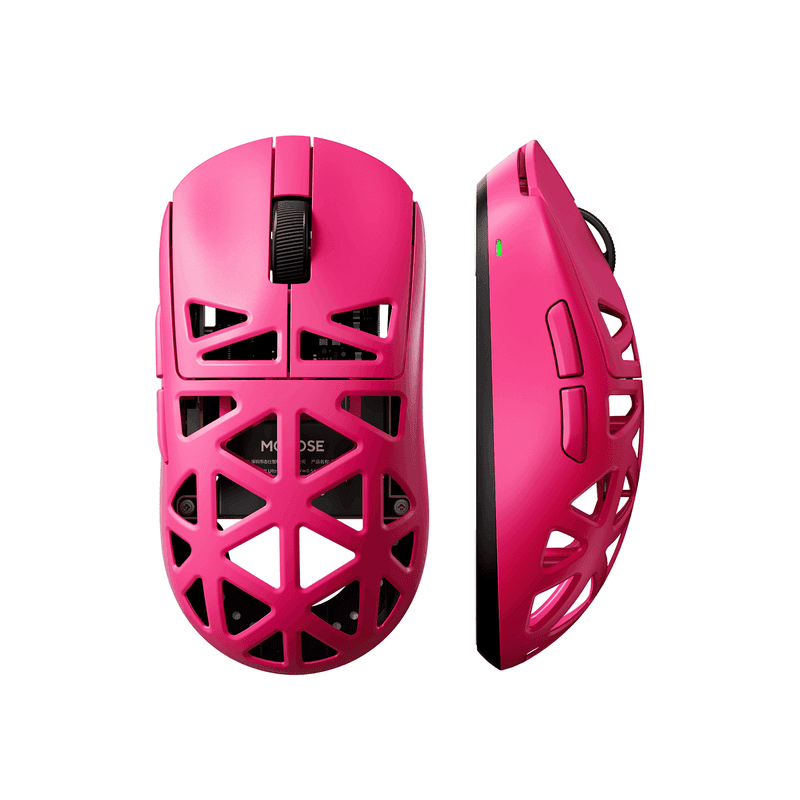 MCHOSE A7X Ultra Magnesium Alloy Wireless Gaming Mouse, PAW3950TI Sensor, 8K Polling, & ICEFLOW Glacier Coating, Rose Red | MC-A7X-3 – Buy Online