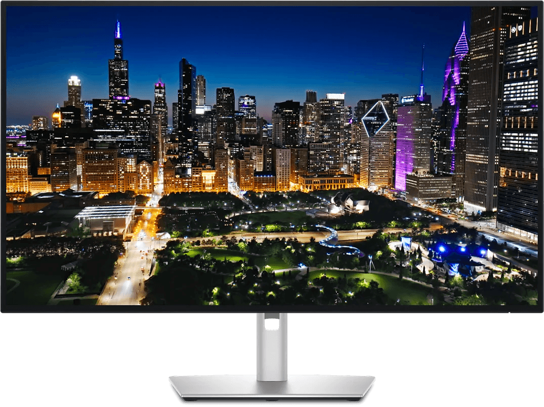 Dell UltraSharp 32 U3225QE Thunderbolt Hub 32 Inch Monitor, IPS, 4K (3840 x 2160) UHD, 120Hz, 5ms (GtG Fast), Height-Adjustable Stand, Ambient Light Sensor