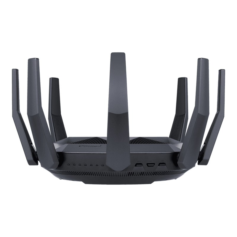 Asus Asus RT-AX89X AX6000 AiMesh Wireless Rrouter, Ethernet, Dual-band (2.4 GHz / 5 GHz), 3G, 4G, Black | 90IG04J1-BM3010 - product view 2 of 6