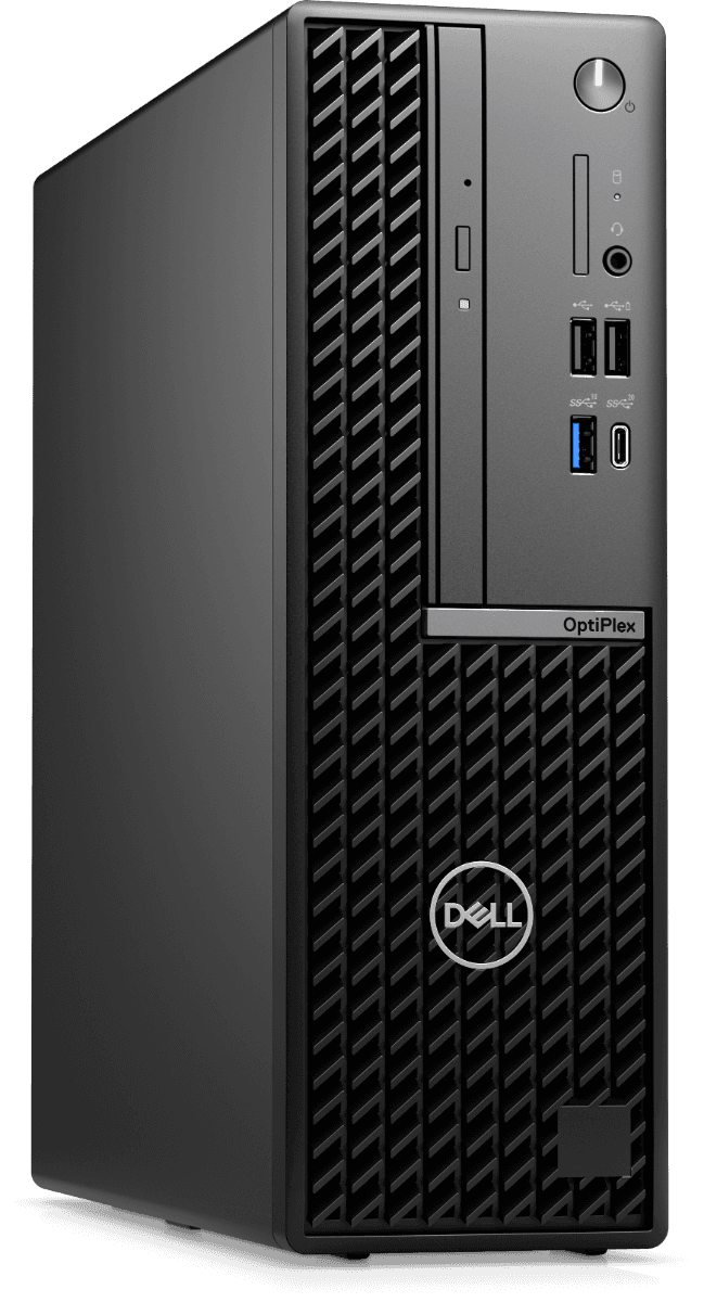 Dell Dell OptiPlex 7010 Small Form Factor Plus Desktop Computer- intel i5 12th Gen, 8GB RAM, 1TB SSD, DVD, English Arabic Keyboard, Dos, Mouse and Keyboard Included, 3 Year Warranty - product view 2 of 5