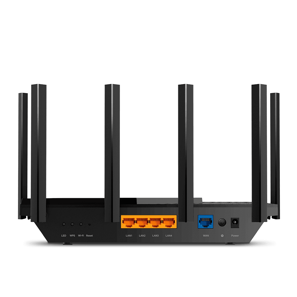 TPLink AX5400 Dual-Band Gigabit Wi-Fi 6 Router, Gigabit WiFi for 8K Streaming, Fully Featured Wi-Fi 6, Connect 100+ Devices, Extensive Coverage, HomeShield Security, Black | Archer AX72
