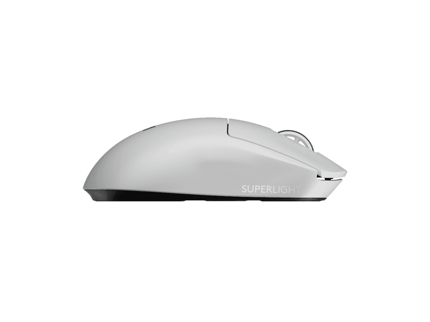 Logitech Logitech G PRO X Superlight 2 Lightspeed Wireless Gaming Mouse, Lightforce Hybrid Switches, HERO 2 Sensor with 32,000 DPI, 5 Prog Buttons, Up to 95H Battery Life, USB-C, PC Mac, White 910-006639 - product view 3 of 4
