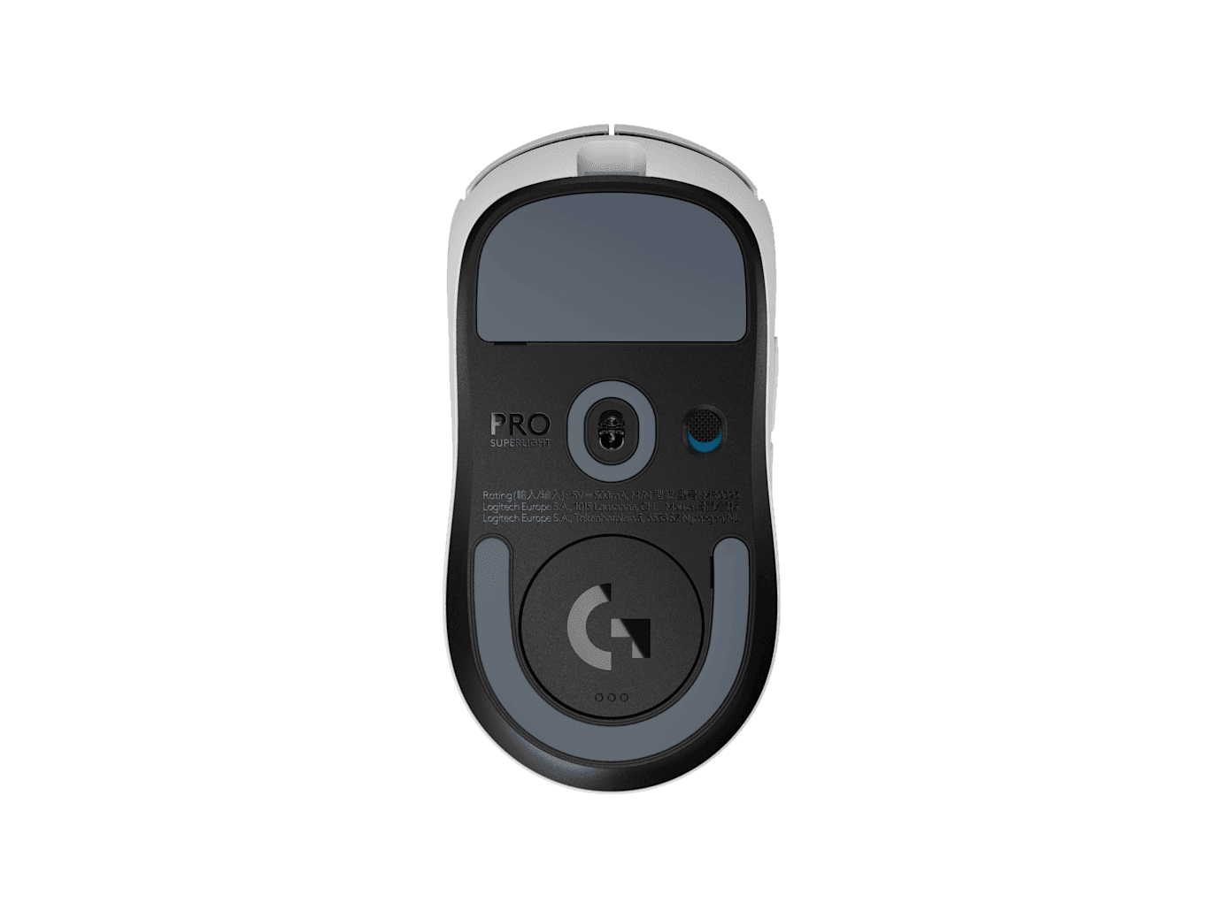 Logitech Logitech G PRO X Superlight 2 Lightspeed Wireless Gaming Mouse, Lightforce Hybrid Switches, HERO 2 Sensor with 32,000 DPI, 5 Prog Buttons, Up to 95H Battery Life, USB-C, PC Mac, White 910-006639 - product view 2 of 4