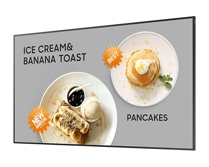 SAMSUNG Samsung 32 Inch Professional Ultra Slim Smart Signage QMC, 1,920 x 1,080 IPS Panel, 8ms Response Time, 72% (NTSC) Gamut, Tizen 7.0 OS, 8GB Flash Memory, Non-glare | LH32QMCEPGCXEN - product view 2 of 8