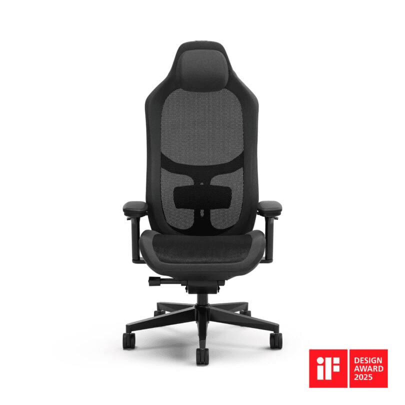 Fractal Refine Gaming Chair Mesh Dark, Glass fiber reinforced (20-30%) PP/PA Frame, Cold Cured Foam Mesh, Premium construction, Fluid movement, Fabric Light | FD-CH-RE1M-01 – Buy Online